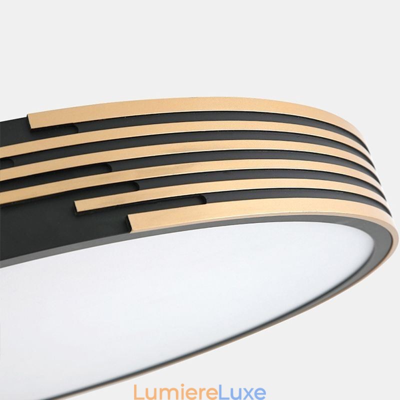 Plafonnier encastré moderne, lampe d'éclairage circulaire