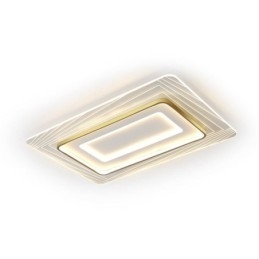 Plafonnier rectangulaire encastré, plafonnier minimaliste ultra-mince en acrylique
