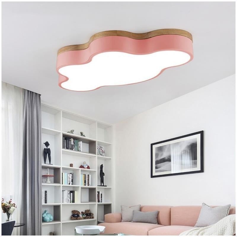 Plafonnier moderne et créatif en acrylique en forme de nuage pour enfants