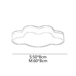 Plafonnier moderne et créatif en acrylique en forme de nuage pour enfants