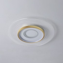 Plafonnier encastré minimaliste en acrylique ultra-mince