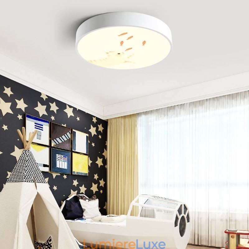 Plafonnier pour enfants avec motif animalier et dessin animé