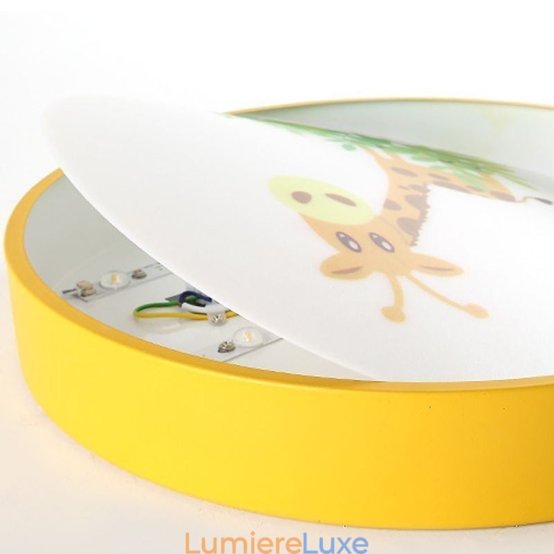 Plafonnier pour enfants avec motif animalier et dessin animé