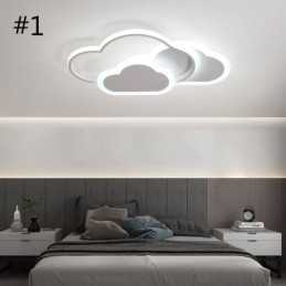 Plafonnier encastré en forme de nuage en acrylique moderne et créatif