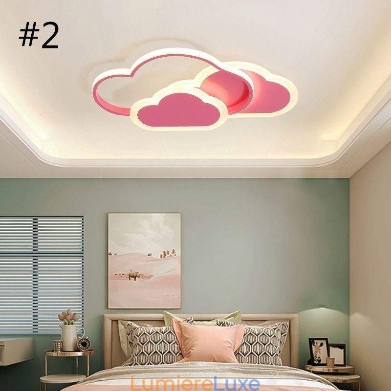 Plafonnier encastré en forme de nuage en acrylique moderne et créatif