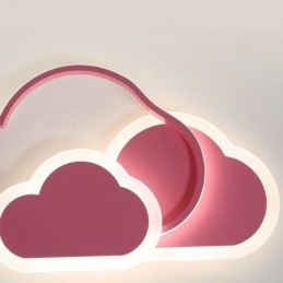 Plafonnier encastré en forme de nuage en acrylique moderne et créatif