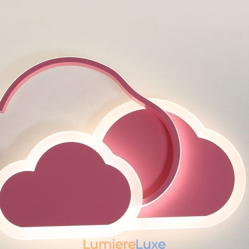 Plafonnier encastré en forme de nuage en acrylique moderne et créatif