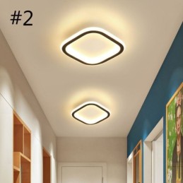 Plafonnier encastré rond pour cage d'escalier