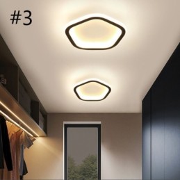 Plafonnier encastré rond pour cage d'escalier
