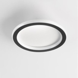 Plafonnier encastré rond pour cage d'escalier