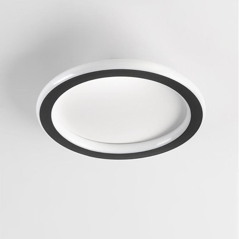 Plafonnier encastré rond pour cage d'escalier