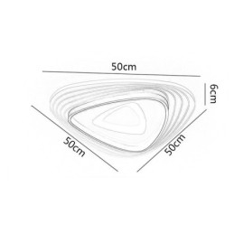 Plafonnier encastré triangulaire