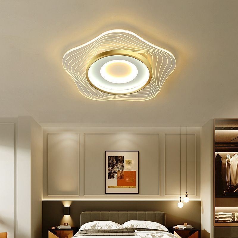 Plafonnier moderne et créatif en forme d'étoile, 36 W