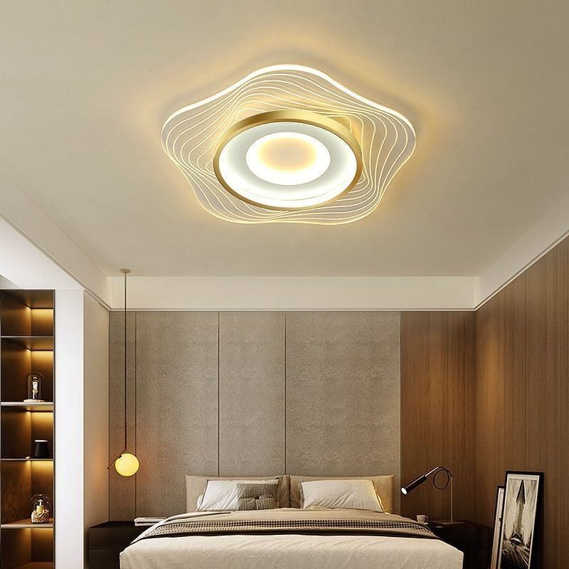 Plafonnier moderne et créatif en forme d'étoile, 36 W