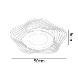 Plafonnier moderne et créatif en forme d'étoile, 36 W