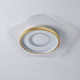 Plafonnier moderne et créatif en forme d'étoile, 36 W