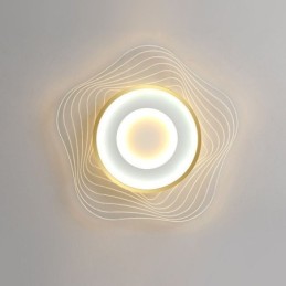 Plafonnier moderne et créatif en forme d'étoile, 36 W