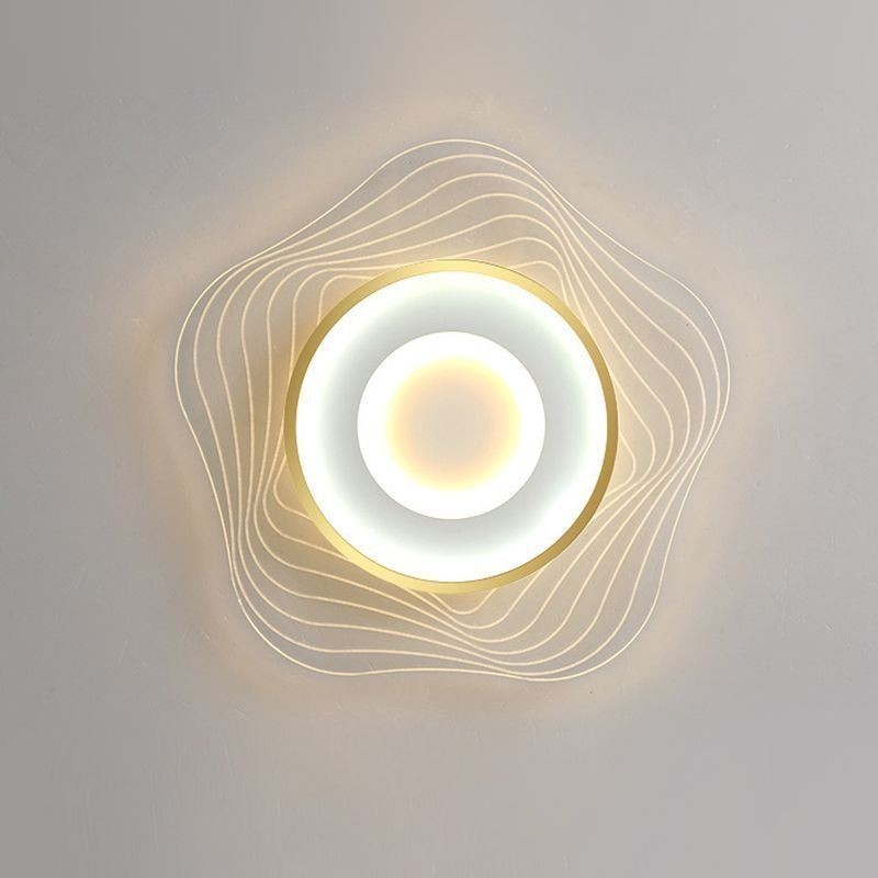 Plafonnier moderne et créatif en forme d'étoile, 36 W