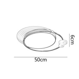 Plafonnier encastré avec télécommande