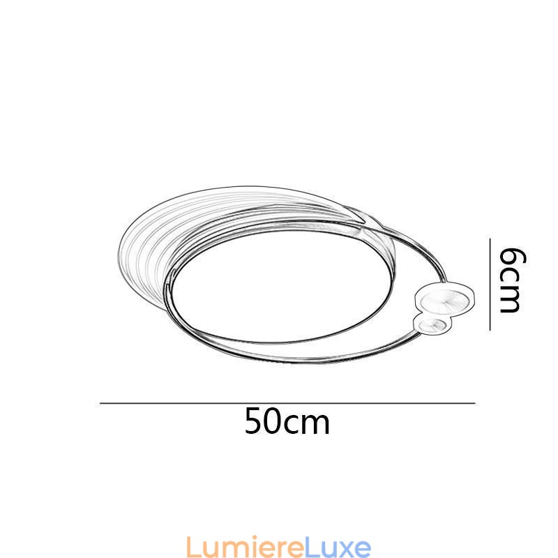 Plafonnier encastré avec télécommande