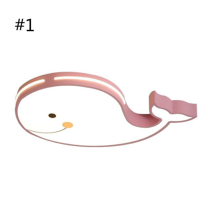 Plafonnier à intensité variable à motif dauphin, luminaire de plafond créatif pour enfants