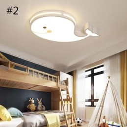 Plafonnier à intensité variable à motif dauphin, luminaire de plafond créatif pour enfants