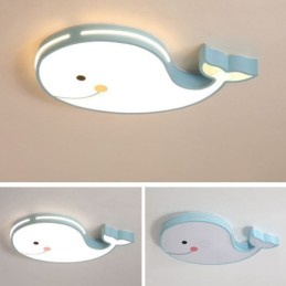 Plafonnier à intensité variable à motif dauphin, luminaire de plafond créatif pour enfants