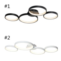 Plafonnier 7200LM 4 anneaux luminaire