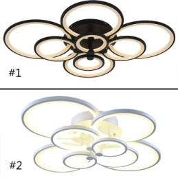 Plafonnier à intensité variable, lampe de plafond moderne à encastrer