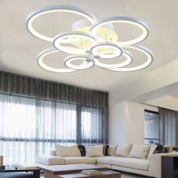 Plafonnier à intensité variable, lampe de plafond moderne à encastrer