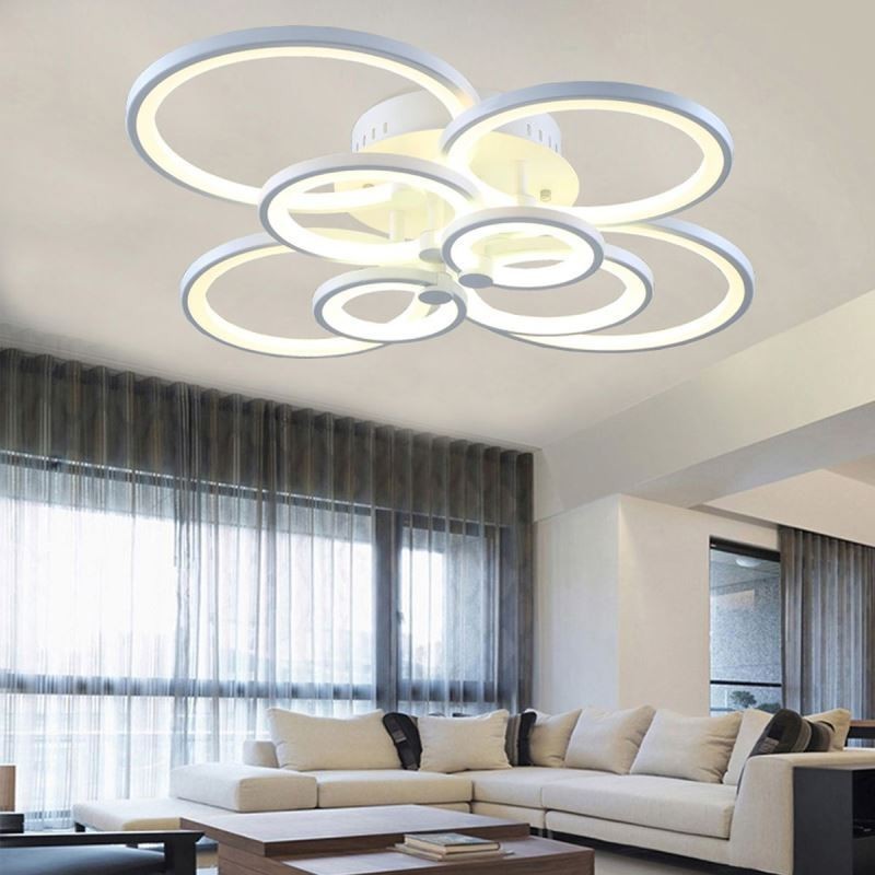 Plafonnier à intensité variable, lampe de plafond moderne à encastrer