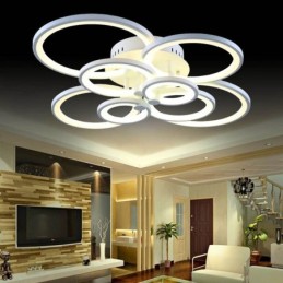 Plafonnier à intensité variable, lampe de plafond moderne à encastrer