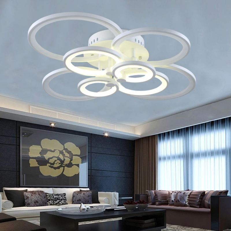 Plafonnier à intensité variable, lampe de plafond moderne à encastrer