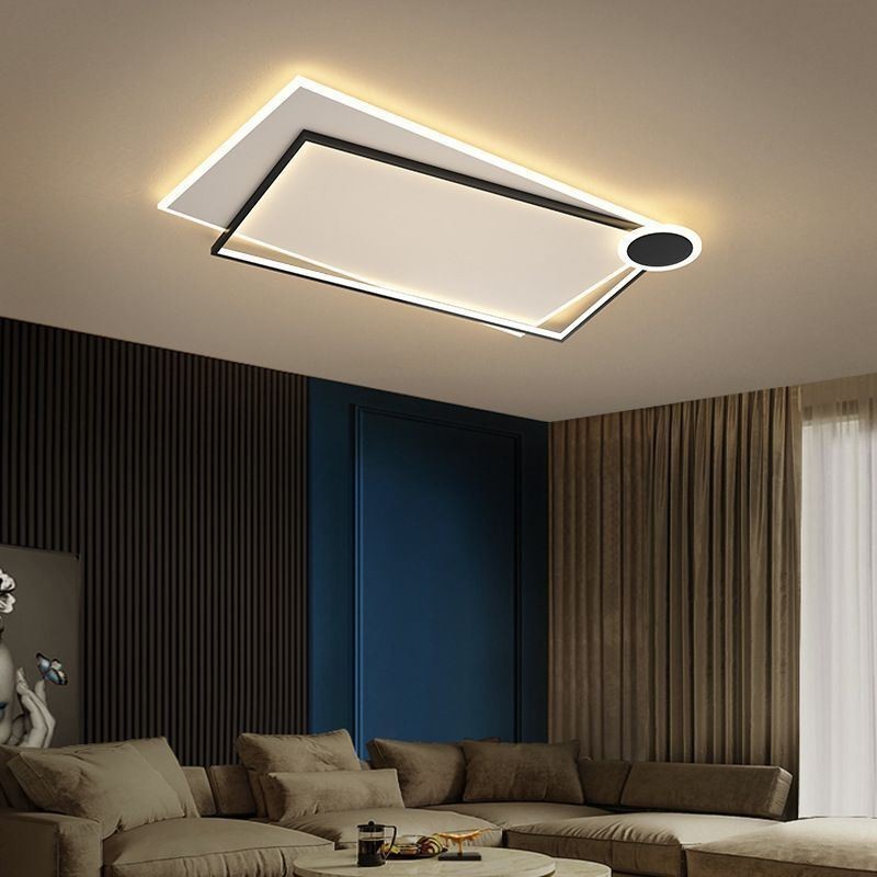 Plafonnier minimaliste encastré