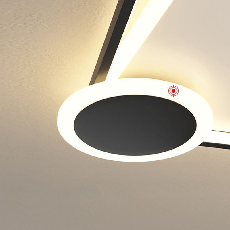 Plafonnier minimaliste encastré