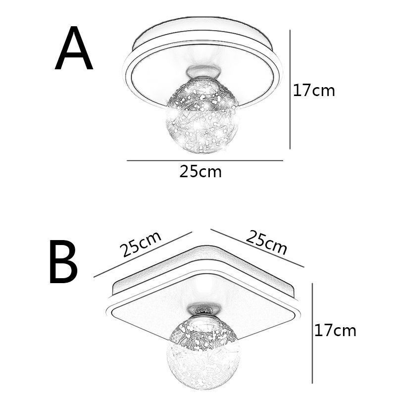 Plafonnier décoratif encastré
