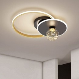 Plafonnier encastré minimaliste pour décoration d'intérieur
