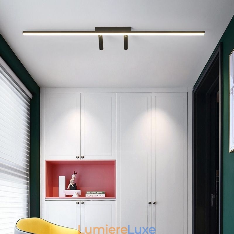Spot linéaire en acrylique à encastrer au plafond