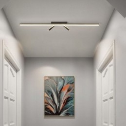 Spot linéaire en acrylique à encastrer au plafond