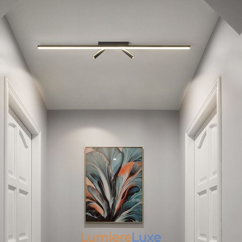 Spot linéaire en acrylique à encastrer au plafond
