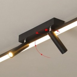 Spot linéaire en acrylique à encastrer au plafond