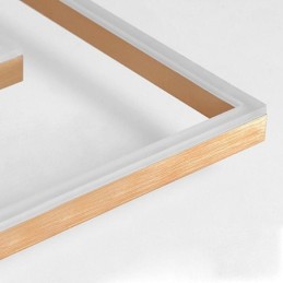 Plafonnier encastré en acrylique minimaliste avec projecteur