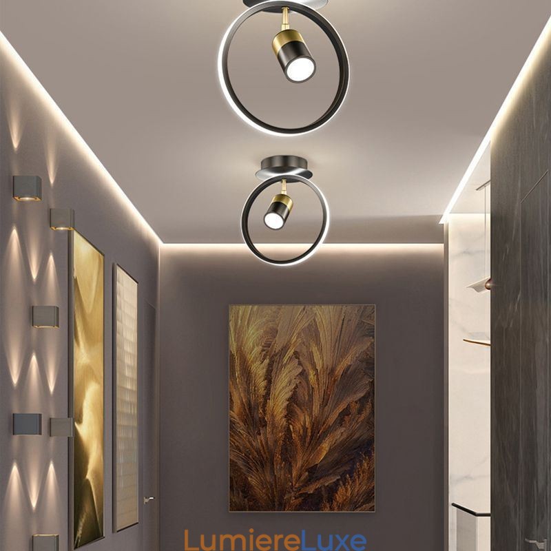 Plafonnier en acrylique minimaliste décoratif
