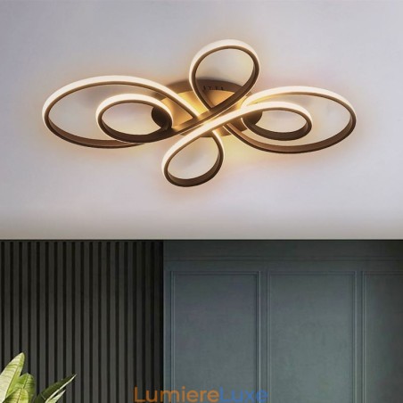 Plafonnier encastré moderne à motif de nœuds chinois Plafonnier encastré moderne à motif de nœuds chinois