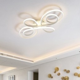 Plafonnier encastré moderne à motif de nœuds chinois