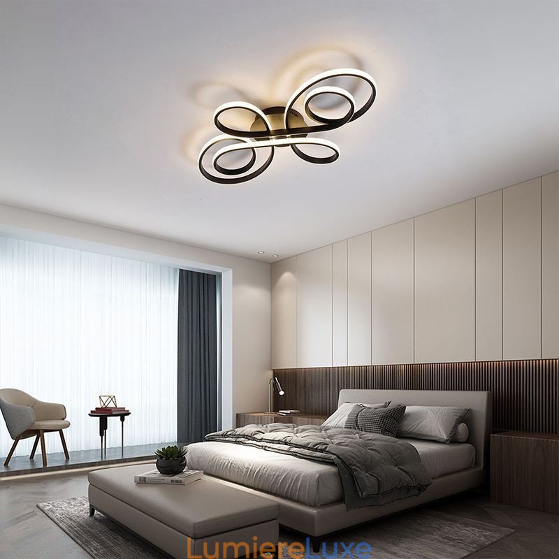 Plafonnier encastré moderne à motif de nœuds chinois