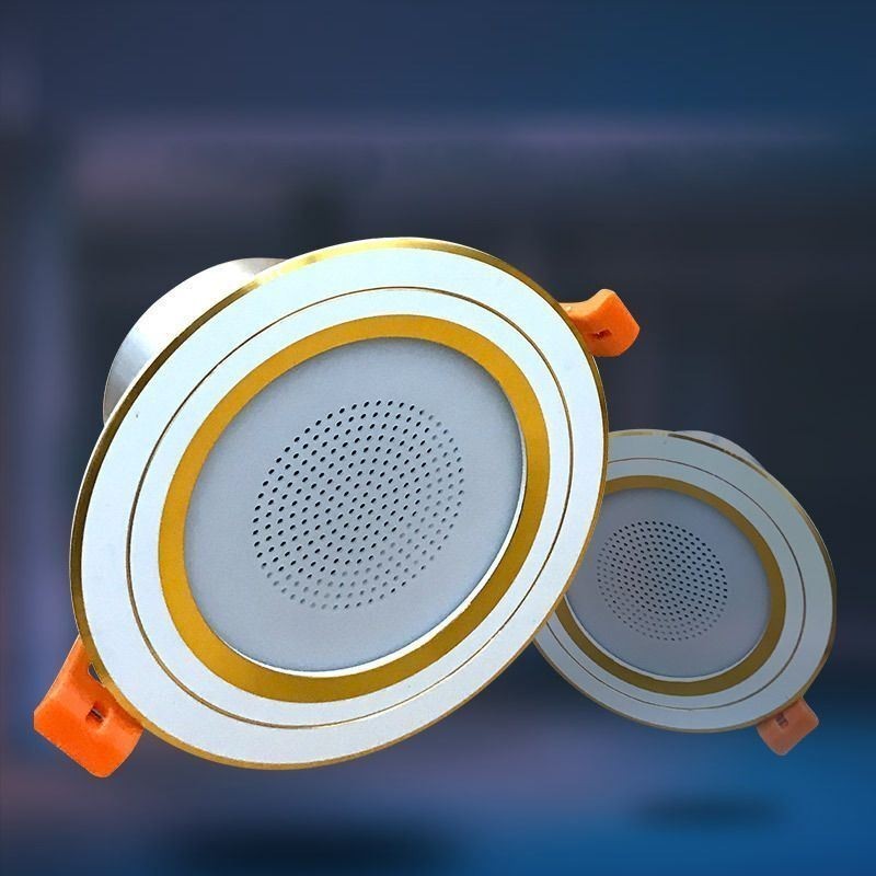 Plafonnier intelligent avec haut-parleur Bluetooth et musique, idéal pour téléphone portable