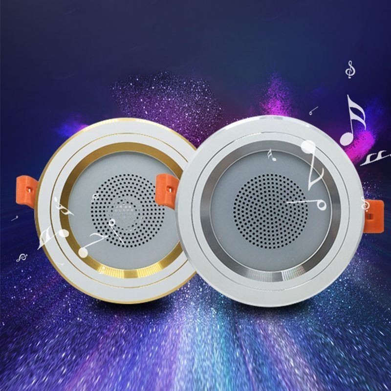 Plafonnier intelligent avec haut-parleur Bluetooth et musique, idéal pour téléphone portable