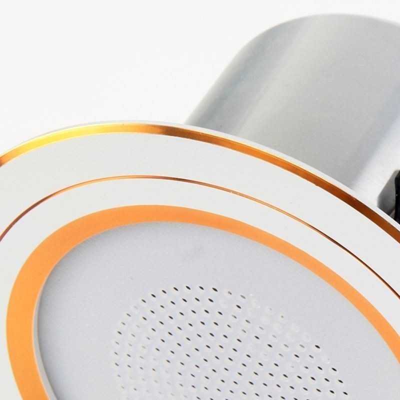 Plafonnier intelligent avec haut-parleur Bluetooth et musique, idéal pour téléphone portable