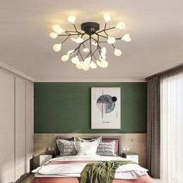 Plafonnier encastré de style nordique minimaliste, luminaire décoratif
